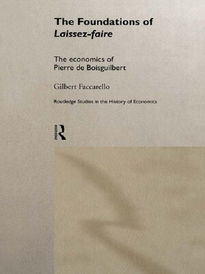 cover image of The Foundations of 'Laissez-Faire'